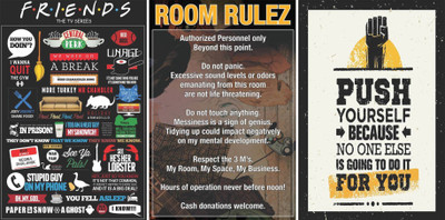 

PW Combo Pack Of Motivational Quotes Wall Poster 13*19 inches Matte Finish Paper Print(19 inch X 13 inch, Rolled)