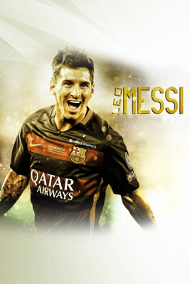 

PW - Lionel Messi football Wall Poster 13*19 inches Matte Finish Paper Print(19 inch X 13 inch, Rolled)