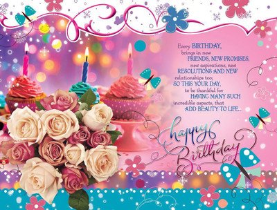 

CELEBRATE HAPPY BIRTHDAY POSTER HD QUALITY K POSTER PRINT ON 13X19 INCHES 3D Poster(19 inch X 19 inch, Rolled)