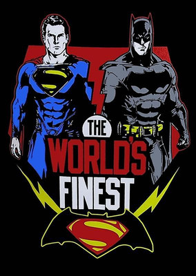 

Batman Vs Superman World's Finest Kids Tank Top POSTER PRINT ON 13X19 INCHES 3D Poster(19 inch X 13 inch, Rolled)