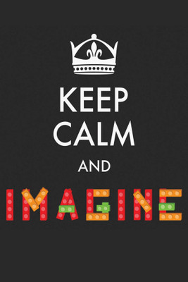 

PW Keep Calm & Imagine Wall Poster 13*19 inches Matte Finish Paper Print(19 inch X 13 inch, Rolled)