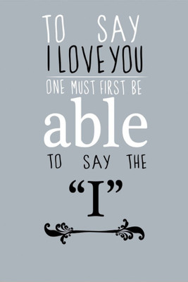 

PW to say i love you Wall Poster 13*19 inches Matte Finish Paper Print(19 inch X 13 inch, Rolled)