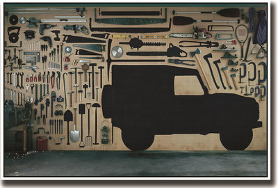 

Jeep Tools in Car Garage POSTER PRINT ON 13X19 INCHES Paper Print(19 inch X 13 inch, Rolled)