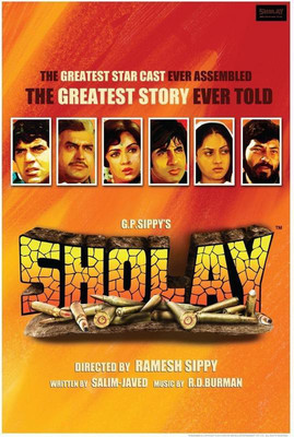 

Sholay Poster POSTER PRINT ON 13X19 INCHES Paper Print(19 inch X 13 inch, Rolled)