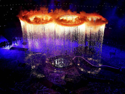

Sports Olympic Games Night Fireworks HD Wall Poster POSTER PRINT ON 13X19 INCHES Paper Print(19 inch X 13 inch, Rolled)