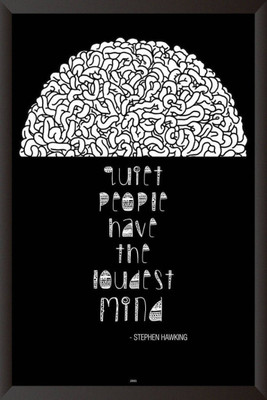 

Aabhaas Stephen Hawking Wall Poster Fine Art Print(12 inch X 18 inch, Rolled)