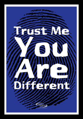 

PW Trust Me You Are Different Wall Poster 13*19 inches Matte Finish Paper Print(19 inch X 13 inch, Rolled)