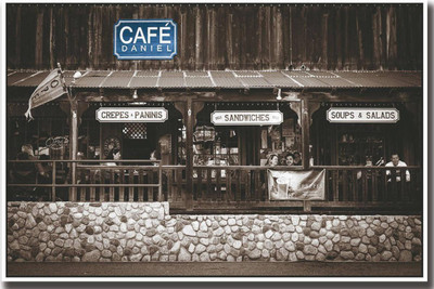 

Old Café photography Poster POSTER PRINT ON 13X19 INCHES Paper Print(19 inch X 13 inch, Rolled)