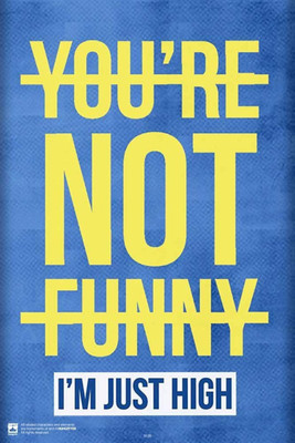 

PW You're Not FunnyWall Poster 13*19 inches Matte Finish Paper Print(19 inch X 13 inch, Rolled)