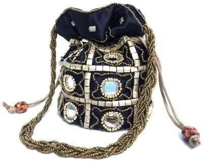 

Now-N-New Black Potli Potli(Black)