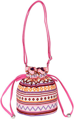 

Tash Creations Sling Bag Potli(Multicolor)