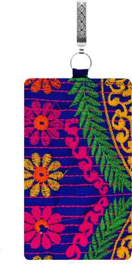 

Bagaholics Ethnic Raw Silk Saree Clutch Mobile Pouch Ladies Purse Gift For Women Waist Clip Mobile Pouch(Blue)