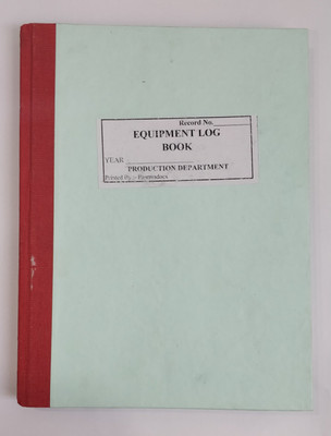 

Pharmadocx Equipment Log Book 1 1-Part Equipment Log Book(25 Sets)