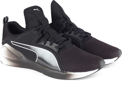

Puma Fierce Lace Wn s Training & Gym Shoes For Women(Black, Puma black-puma white