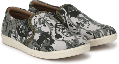 

Andrew Scott Canvas Upper Sneakers For Men(Olive