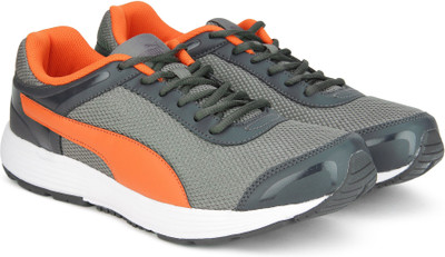 

Puma Ceres IDP Running Shoes For Men(Grey, Orange, Dark shadow-vibrant orange