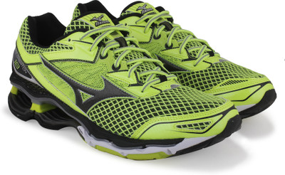 Mizuno WAVE CREATION 18 Running Shoes For Men(Green, Yellow