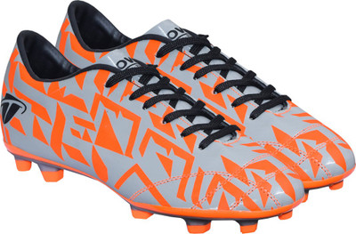 

Gowin Bolt Silver/Orange Football Shoes Size- Football Shoes For Men(Silver, Orange