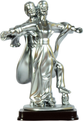 

Sigaram Love couple Statue Romantic Decorative Handicraft Figurine Home Interior Bedroom Décor. Decorative Showpiece - 18 cm(Polyresin, Multicolor)