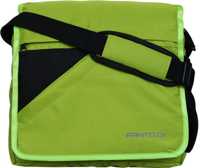 

Fantosy Men Casual Green Polyester Sling Bag