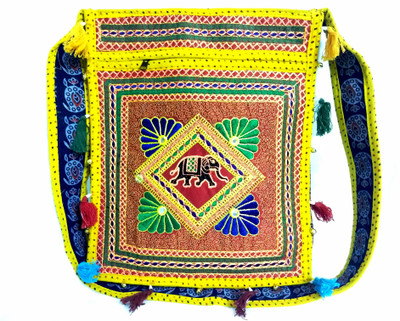 

Now-N-New Women Casual Multicolor Cotton Shoulder Bag