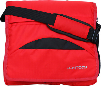 

Fantosy Men Casual Red Polyester Sling Bag