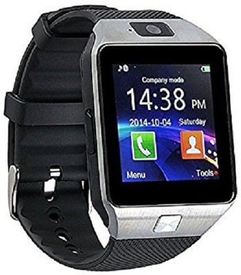 

tech10x Dz09 ( silver strap regular) silver Smartwatch(Silver Strap rgular)