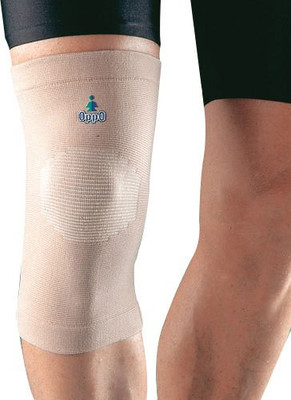 OPPO 2022 Elastic Closed Patella Knee Support (L, Beige)
