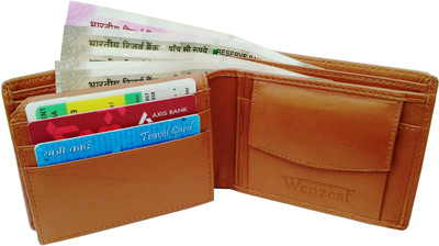 

Wenzest Boys Tan Artificial Leather Wallet(6 Card Slots)