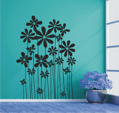 

Wall Guru  Home Décor wall Sticker Sticker(Pack of 1, Black