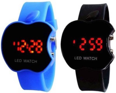 Nx Plus 122 Sport Apple Shape Black And Blue Color Digital Kid Watch  - For Boys & Girls   Watches  (Nx Plus)
