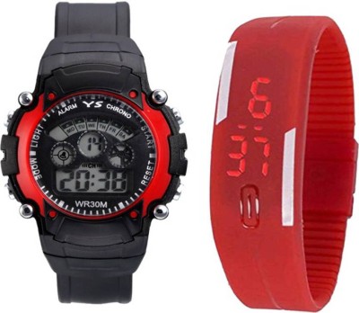 Nx Plus 119 Sport Style 7 Color Red And LED Red Digital Kid Watch  - For Boys & Girls   Watches  (Nx Plus)