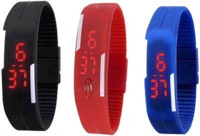 Nx Plus 135 Sport LED Blue, Red And Black Color Digital Kid Watch  - For Boys & Girls   Watches  (Nx Plus)
