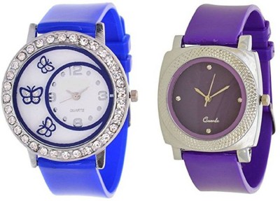 Ismart Blue Butterfly 312 and Purple combo watches for girls Watch  - For Girls   Watches  (Ismart)