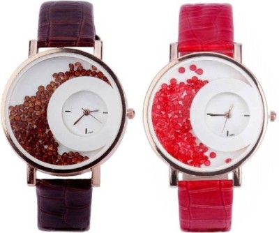 Ismart Mexre Brawn and Red combo of girls watches Watch  - For Girls   Watches  (Ismart)