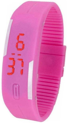 View Nx Plus 138 Sport LED Pink Color Digital Kid Watch  - For Boys & Girls Wrist Watches Price Online(Nx Plus)