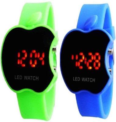 rkinso TOREK TO-05 Combo Of 2 Apple Shape Led Watch For Girls,Boys,Men,Women Watch - For Women Watch  - For Boys & Girls   Watches  (rkinso)