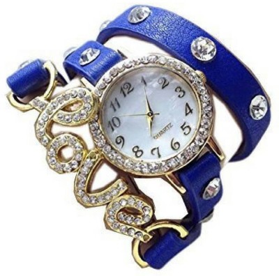 OpenDeal New Blue Bracelet Diamond Stunned Best Gifted Watch Womens & Girls Watch Watch  - For Girls   Watches  (OpenDeal)