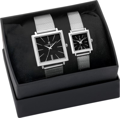 H Timewear 912CHBDTCOUPLE Formal Wear Collection Analog Watch  - For Couple   Watches  (H Timewear)