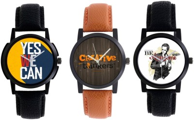 AR Sales Combo Of 3 Stylish Analog Watch For Mens And Boys-101-104-106 Watch  - For Men   Watches  (AR Sales)