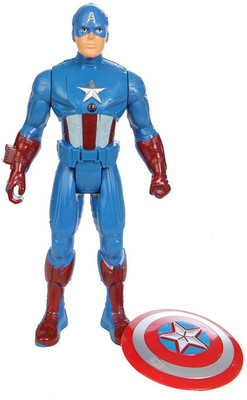 55 Off On Rvold Avengers 2 Age Of Ultron Captain America Action Figure Toy 20 Cms Blue On Flipkart Paisawapas Com