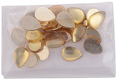 

GOELX Golden Stones/Kundans Drop Shape for jewellery making/decorating.