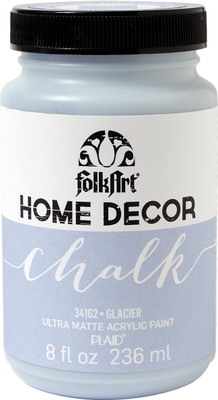 

Plaid Craft Folkart Home Decor Chalk Paint 8Oz - Glacier