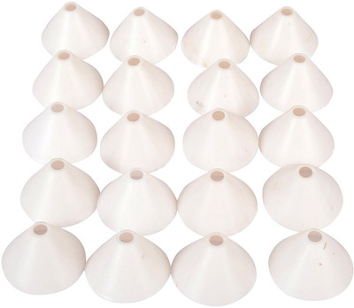 

GOELX Plastic Jhumka/Earring Base Big Cone Shaped for Jewellery Making & Thread Wrapping