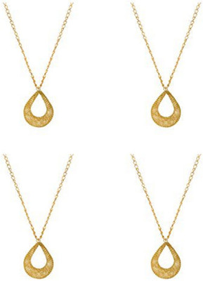 

GOELX Gold Pendant/ Earring Base Drop (7 cm x 4 cm x 2 cm, Gold, Pack of 4