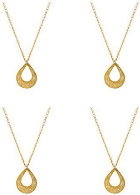 

GOELX Gold Pendant/ Earring Base Drop (7 cm x 4 cm x 2 cm, Gold, Pack of 4