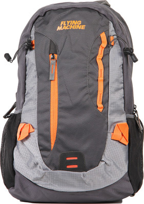 

Flying Machine FMSB0045 24 L Laptop Backpack(Grey, Orange)