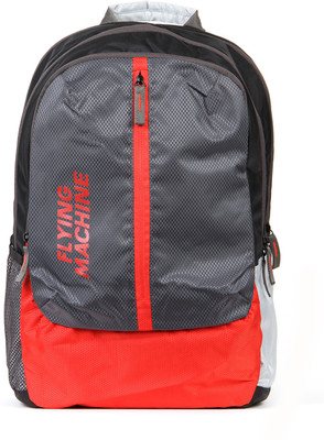

Flying Machine FMLO8122 24 L Laptop Backpack(Grey, Red)