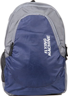 

Flying Machine FMLO8145 24 L Laptop Backpack(Grey, Blue), Navy