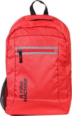 

Flying Machine FMLO8146 24 L Laptop Backpack(Red, Grey)